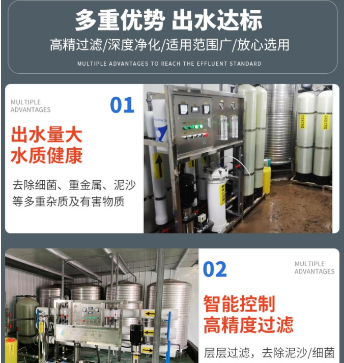 贏信生產的水處理設備符合國家標準